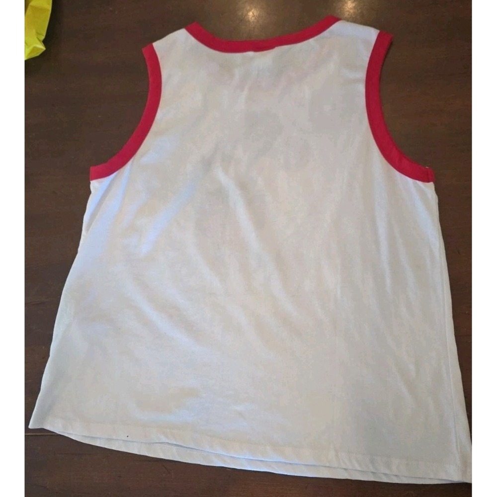 Disney Mickey Mouse Women's Muscle Tee Screen Print Walt Disney World #448 SZ L - Picture 3 of 4